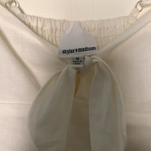 White sundress, size M - Picture 3 of 4